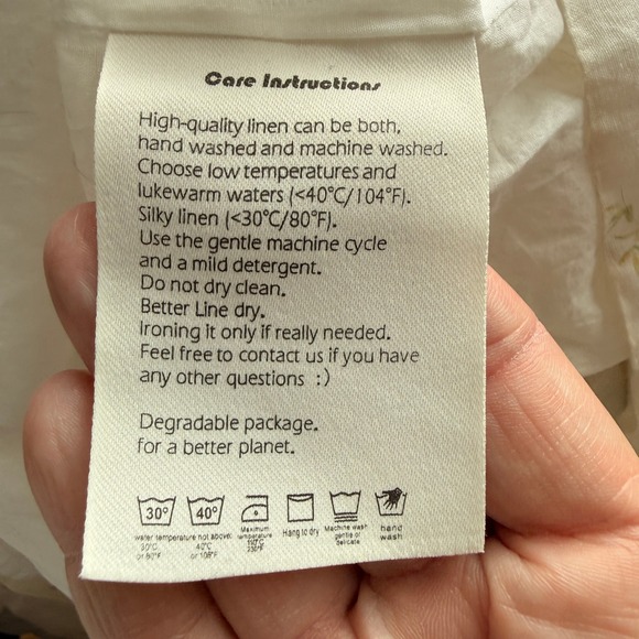 Comfort First Classy Always Women's White/Yellow Floral Prairie Dress Size S/M - Picture 6 of 8